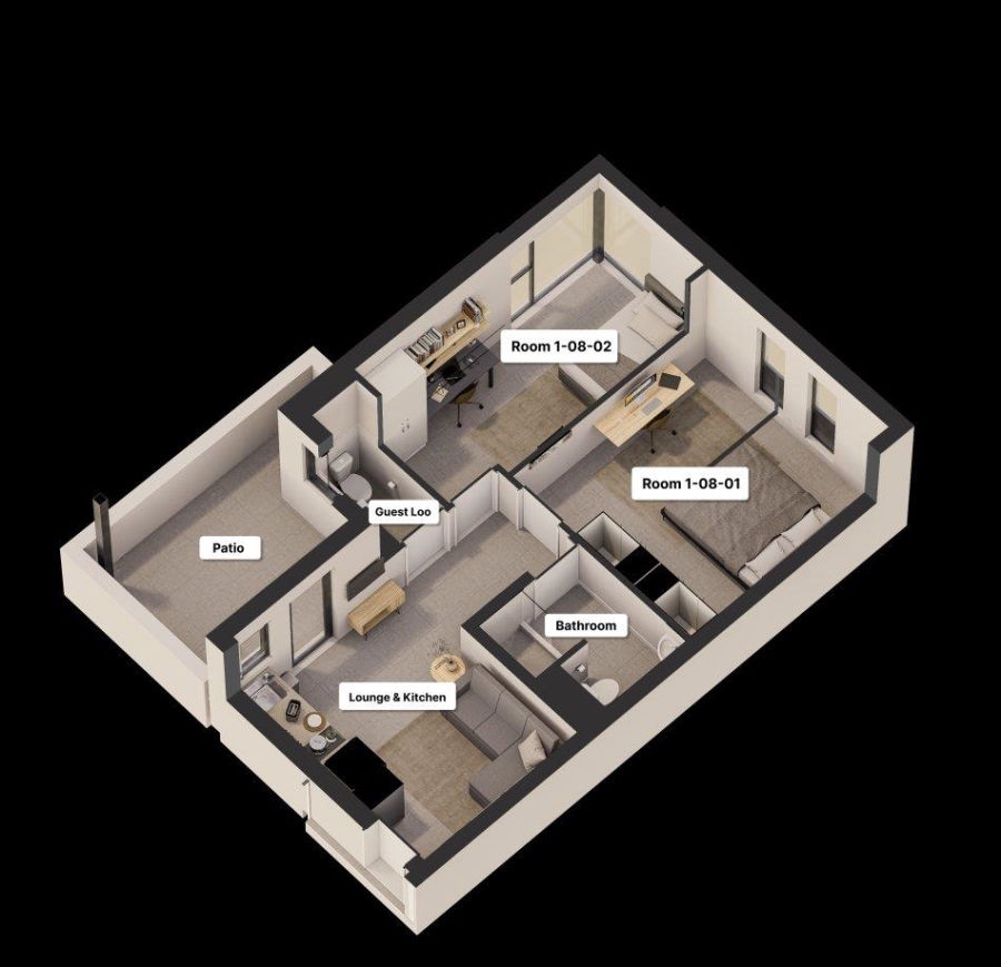 To Let 1 Bedroom Property for Rent in Stellenbosch Central Western Cape